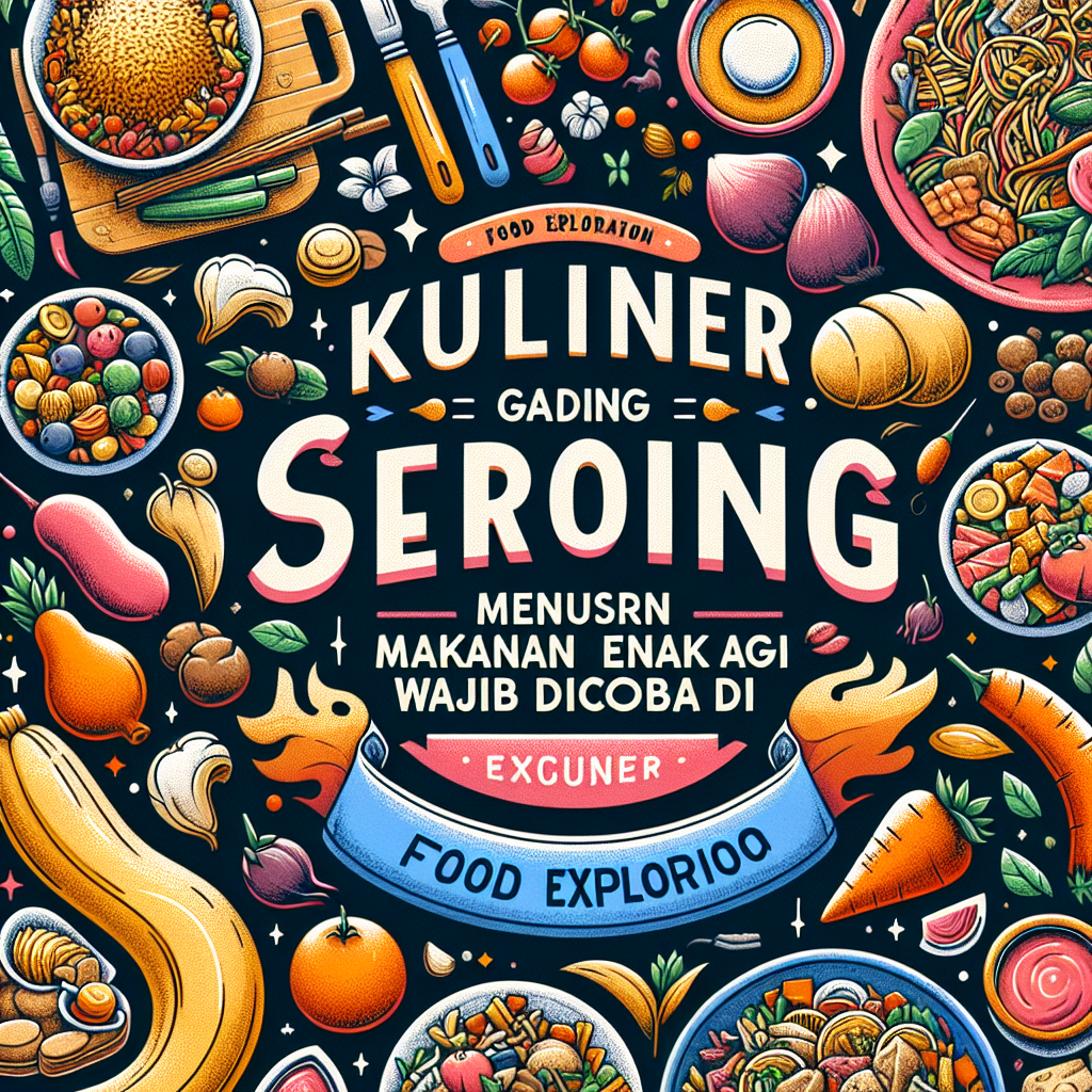 Kuliner Gading Serpong: Menyusuri Makanan Enak yang Wajib Dicoba di