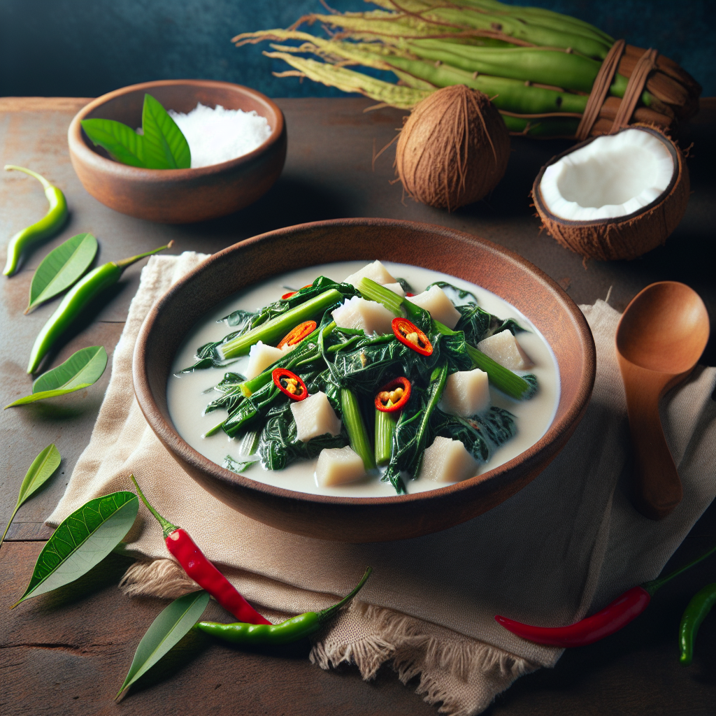 Resep Praktis Sayur Daun Singkong Santan yang Lezat